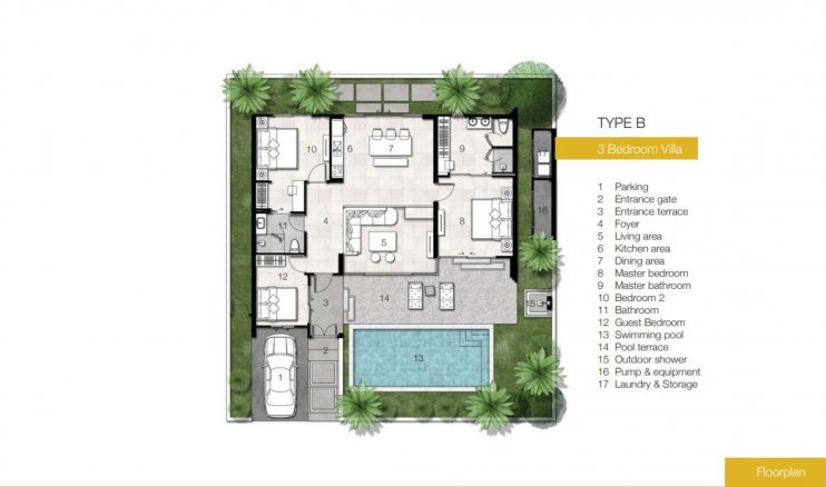 Elegant 3 Bedroom Private Pool Villas Near Laguna Bangtao