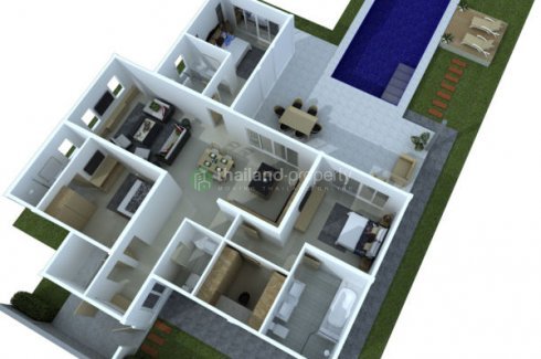 3 Bedroom Villa for sale in Mali Lotus Villas, Thap Tai, Prachuap Khiri Khan