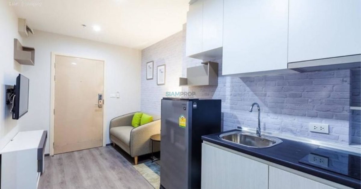 1 Bedroom Condo For Rent In Rich Park Triple Station Suan Luang Bangkok Near Airport Rail Link Hua Mak Bangkok